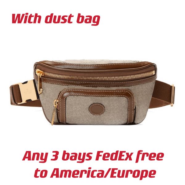 

belt bag with interlocking g meo vintage beige and ebony canvas with a brown leather trim and a front zipper pocket man designer crossbody b