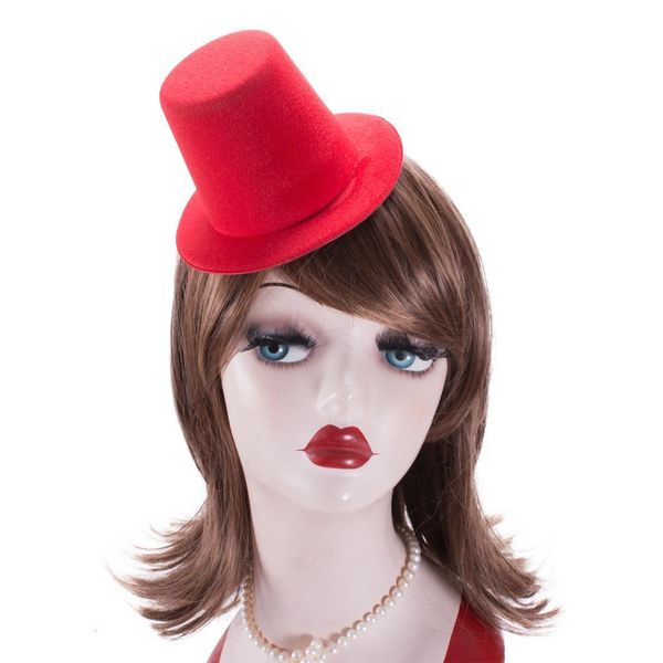 

stingy brim hats mini tall hat man women wedding party fascinator hat eva 9cm millinery hat base diy craft solid man women dance hat a006 23, Blue;gray