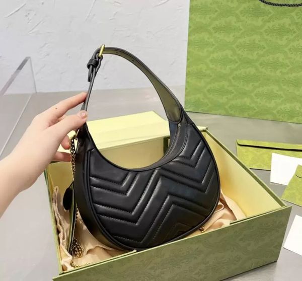 

women shoulder bag handbags designer bags half moon axillary bag clutch bags purse leather plain letter hardware women purse adjustable shou