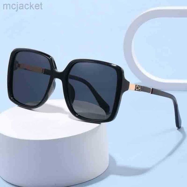 

luxurious designer channel sunglass chanei mens womens sunglasses small fragrant women's fashionable street p large frame glasses black, White;black