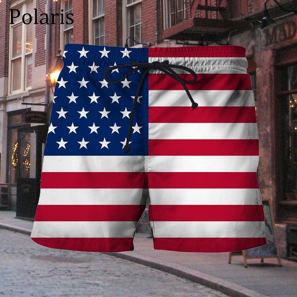 

men's shorts usa flag pants make america great again national emblem short pants for men luxury casual sport runing gym beach quick dry, White;black