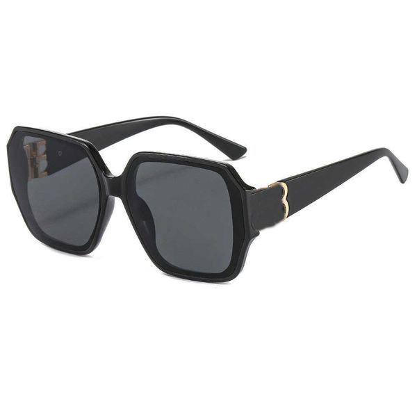 

ins sunglasses fashion letters women's versatile balencigas sunglasses large frame balencigas women sunglasses black, White;black