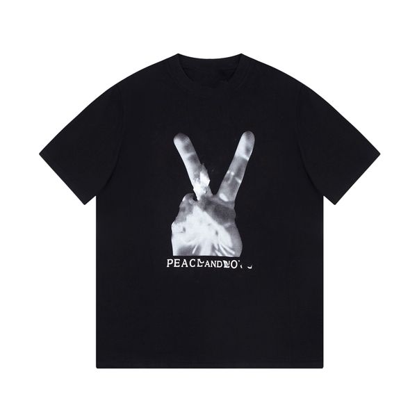 

fashion men's t-shirts 2023 louiseity soft cotton short sleeve round neck wrinkle proof preshrunk letter logo loose student casual coup, White;black
