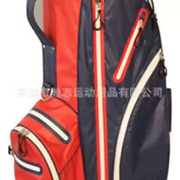 

golf bag golf bag ultra light waterproof golf support bag waterproof fabric waterproof zipper, Black;red