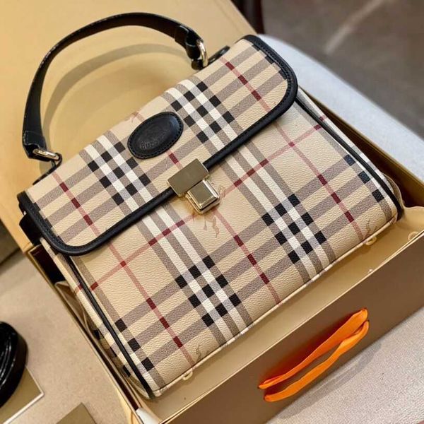 

designer luxury burbrerity bags for women brown crossbody handbags vintage burbrery leather wallet paris plaid the totes bag fashion purses
