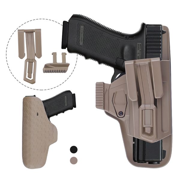 

waist bags portable concealment g9 gun inner belt holster outdoor suitable for glock 17 19 22 23 tactical hunting accessories magazine 23030