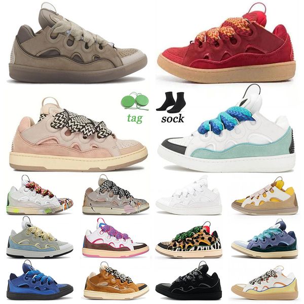 

designer casual shoes leather curb dress shoes men women sneakers white blue pink light grey blue black red grey dark green light blue
