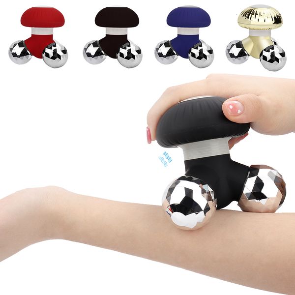

other massage items 1pc mini electric mushroom shape r multi frequency vibration full body promote blood circulation relax muscles 230303