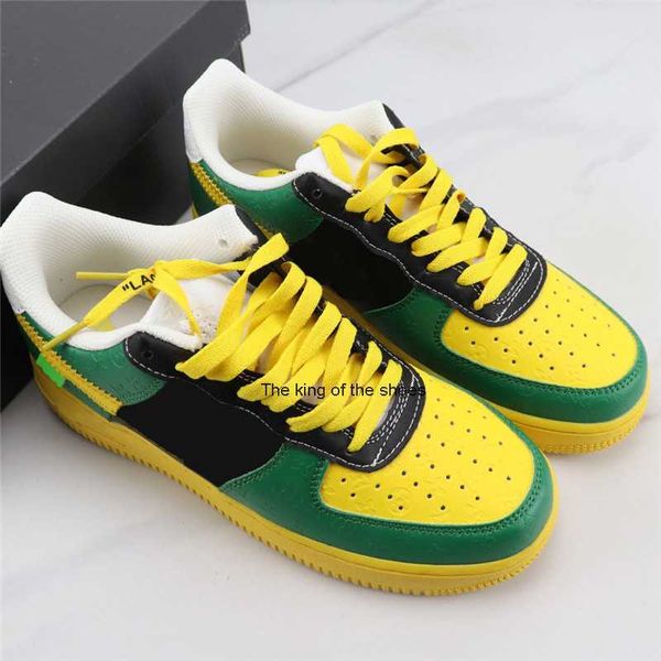 

2023 ogone 1 man shoes af1 force air airforce des chaussures classic low triple s white black brown sandal outdoor sports fashion women mens