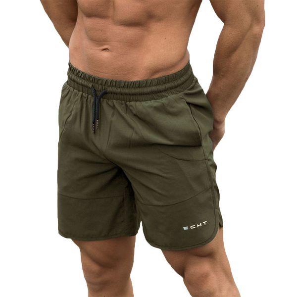 

men's shorts gymohyeah summer mens fitness bodybuilding breathable quick drying short gyms men casual joggers shorts m-2xl wholesale 23, White;black