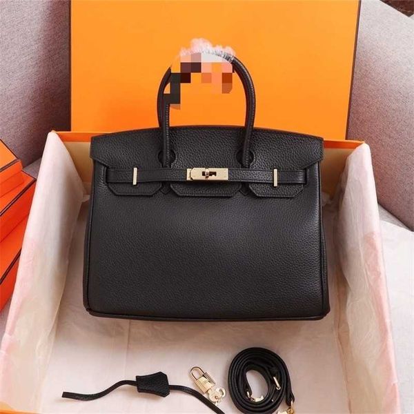 

designer bags birkins handmade layer cowhide bag for women 2023 new autumn and winter highcapacity lychee pattern