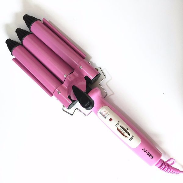 

curling irons professional iron ceramic triple barrel hair styler waver styling tools 110220v curler electric 230306