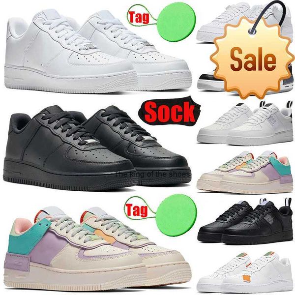 

2023 og2022 boots af1 shadow men women running shoes triple white black fresh perspective pale ivory paste