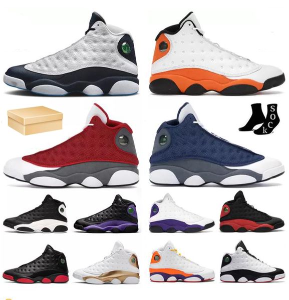 

basketball shoes men women jumpman 13s 13 university french blue brave del sol obsidian red flint court purple black cat mens trainers sport