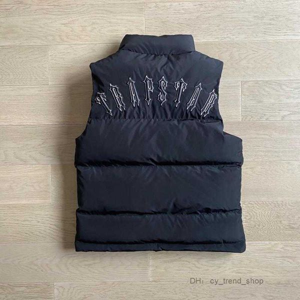 

men's jackets mens vest jacket t badge gilet puffer london trapstar coat 2022 embroidered down8, Black;brown