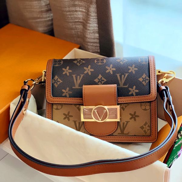 

new women bags color matching genuine leather shoulder bags luxury designer handbag mini cross body messenger bag cosmetic package wallet fe