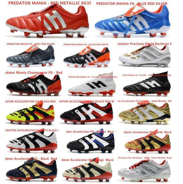 

footbal classics predator accelerator electricity precision mania fg beckham db zidane zz 1998 men soccer shoes cleats l boots 3945