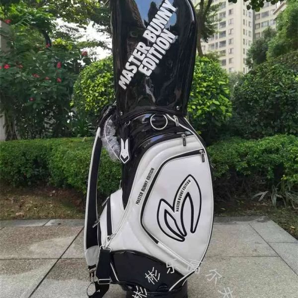 

golf bag master bunny edition rabbit commemorative standard club limited edition, Black;red
