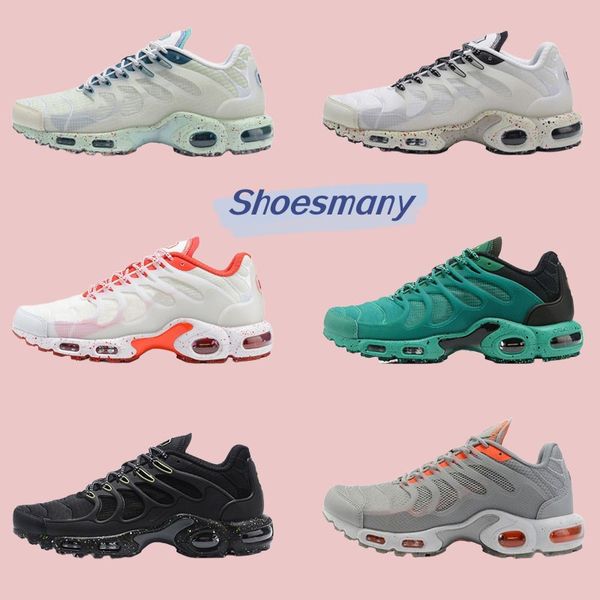 

plus tn terrascape running shoes for men for women sneakers outdoor trainers utility black f36640 blush bone black lime rattan tropical twis