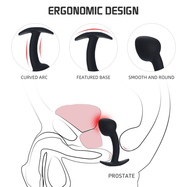 

set mushroom butt plug anal toy sexshop silicone anal plug gay masturbator prostate massager erotic product toys, Black;white