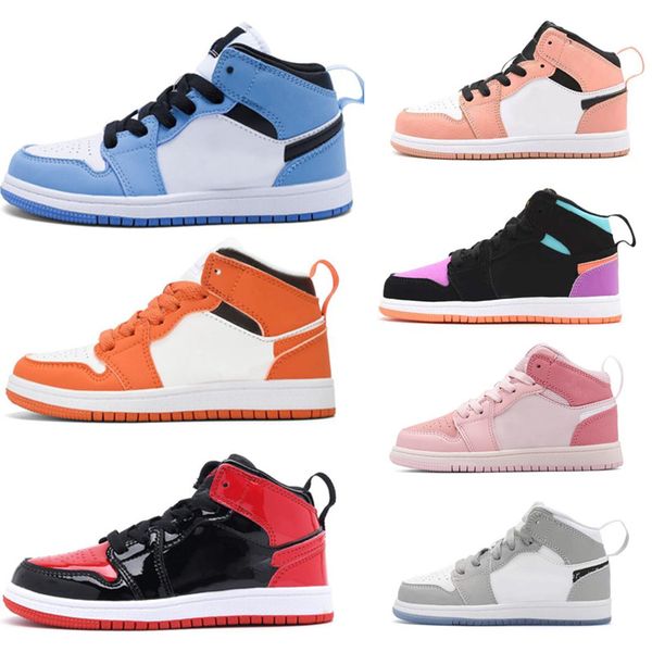 

kids shoes 1s toddler 1 shoe children boys basketball black mid sneaker chicago designer blue trainers baby kid youth infants sports athleti