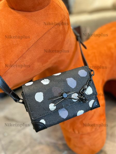 

2023ss yk dots yayoi kusama steamer mini message bag women luxurys designers bags totes purses crossbody designer bag vintage designer handb
