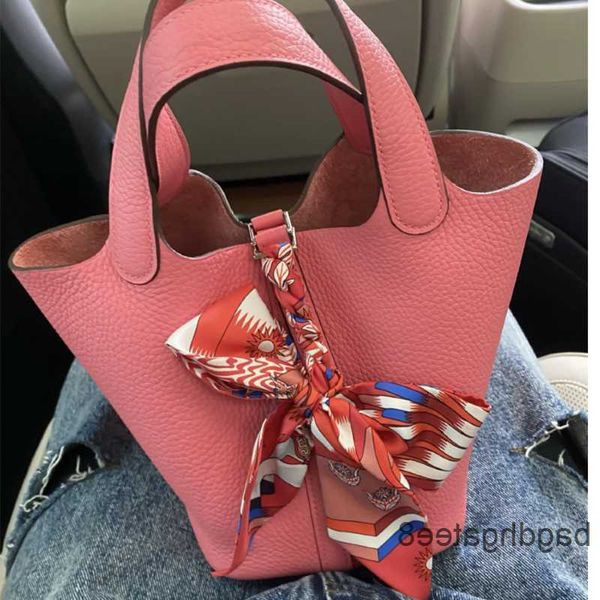 

designer portable bag women s h graffiti bags basket birkins locks leather 2023 bucket vegetable picotin large capacity ug28 cvn 1vn9