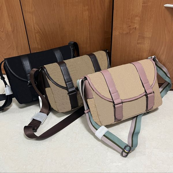 

2023classic gg374 luxurys designers fashion bag 429 canvas messenger bags sewing line shape all reflect the texture simple stylish vintage