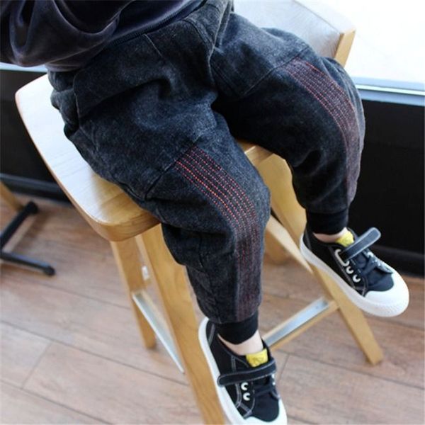 

jeans kids boys trousers jeans spring autumn casual pants children baby boy jeans 2-8 years 230306, Blue
