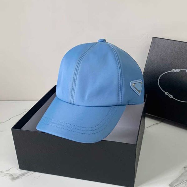 

women nylon hat mens baseball cap designers fitted caps hats side triangle casquette gift 2105284sx q7u2, Blue;gray