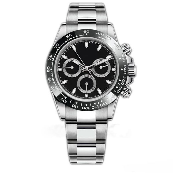 

20 style luxury mens watch 116500ln designer watch montre de luxe automatic wristwatches ceramic bezel 316l steel adustable foldin216d, Slivery;brown