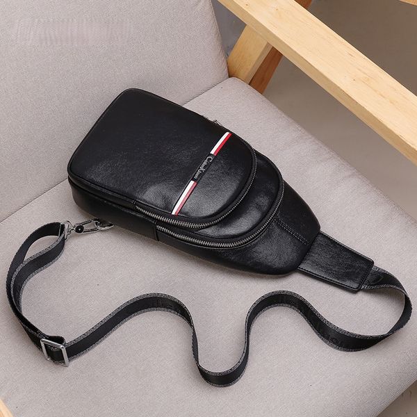 

bag luggage making materials business casual shoulder for men genuine leather messenger chest fashion small backpack mobile phone bag 230306