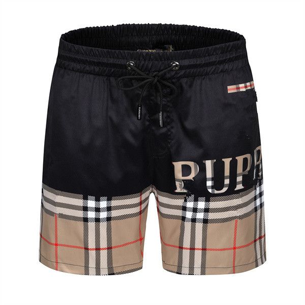 

fashion mens shorts quick drying swimwear printing 2023 summer board beach pants men swim short size m-3xl09, White;black