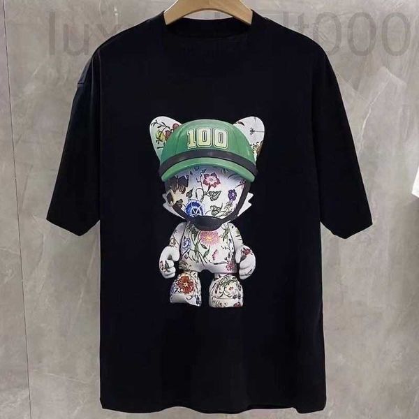 

women's t-shirt designer men's t-shirts luxury men tees wear summer round neck sweat absorbing short sleeves outdoor breathable co, White
