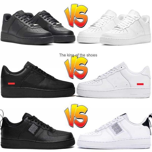 

2023og 1s1 one running shoes for men women trainers af1 triple black white panda outdoor sports sneakers mens womens casual walking jogging