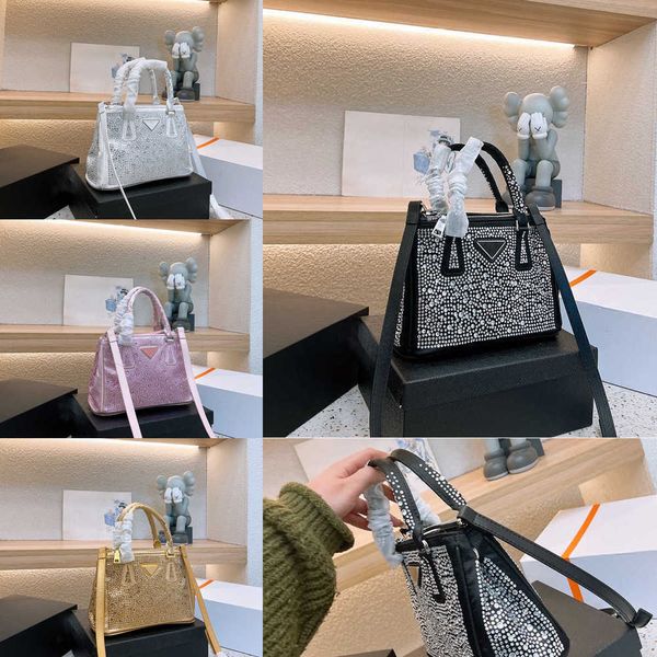 

evening bags tote designer totes handbags women luxury rhinestones elegant pink shoulder crossbody work hand bags lady purse 230208
