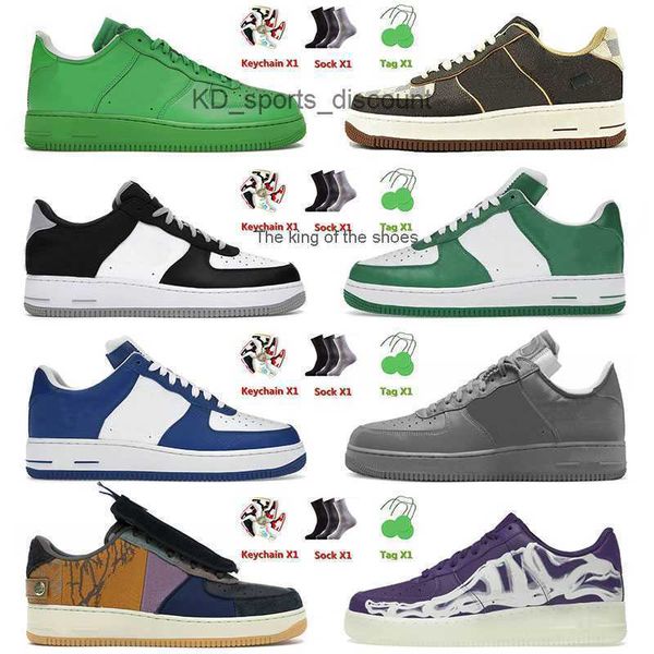 

2023og 1sauthentic fashion running shoes for mens women sneakers big size 13 off brooklyn af1 ghost grey cactus jack hare space jam, Black