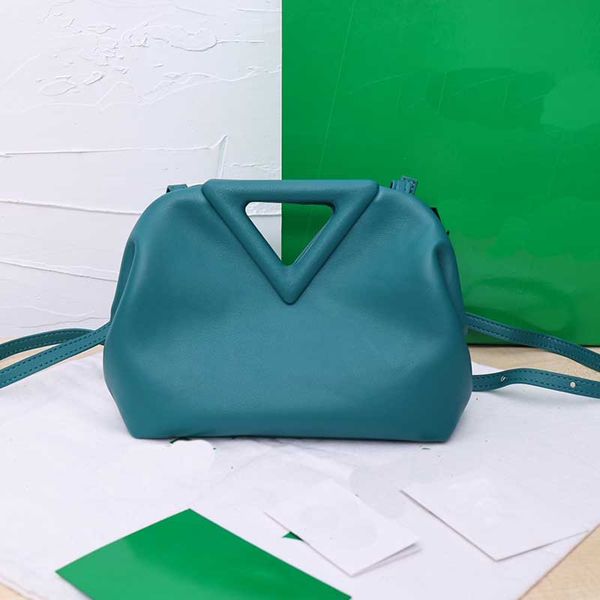 

triangle tote bag v shape handbag purse calfskin genuine leather crossbody bags fashion letter plain style adjustable strap magnetic clasp e