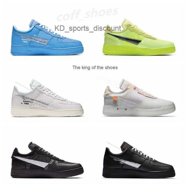 

2023og 1s2023 classic casual running shoes bheat low high af1 fly line offs white trainer men women sports sneakers trainers footwear kn0123, Black
