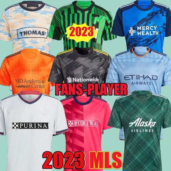 

soccer jersey 2023 portland houston timbers dynamo inter st.  ouis city miami 23 24 new york city philadelphia fc cincinnati union columbus, Black;yellow