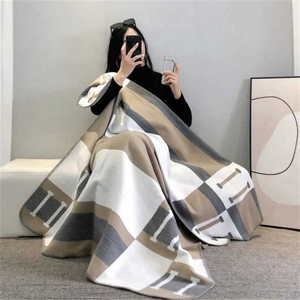 

designer cashmere blankets luxury letter home travel throw summer air conditioner blanket beach blanket towel womens soft shawl kss0