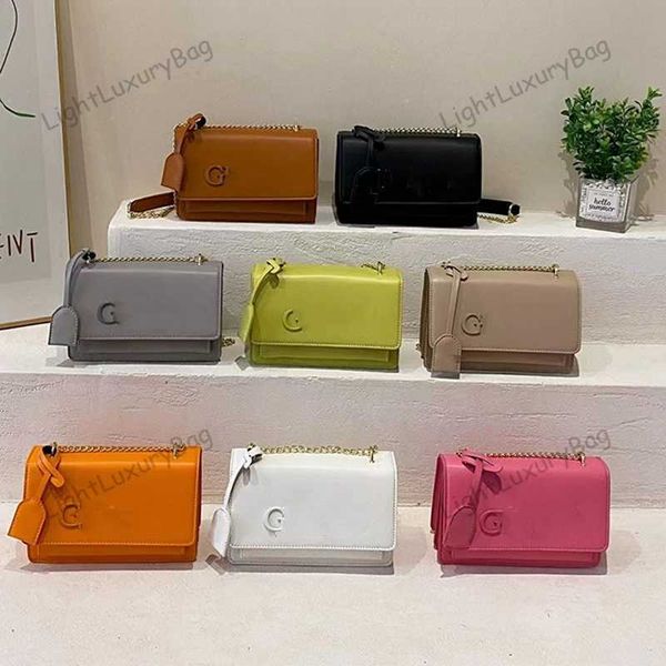 

5a designer letter g crossbody bags fashion chain shoulder wallet personality women leather luxury handbags tote classic female purses230306