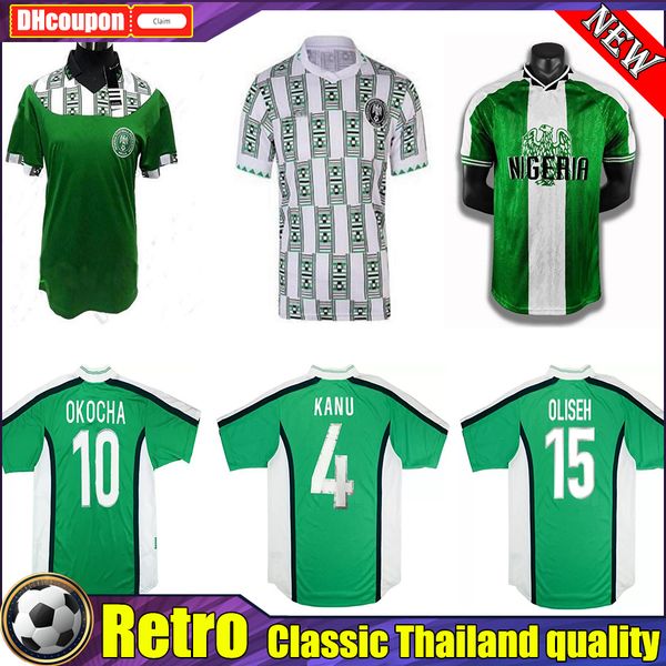 

babangida 1998 retro thai quality soccer jerseys 98 okocha kanu oliseh finidi yekini west africa national team classic vintage shirt, Black;yellow
