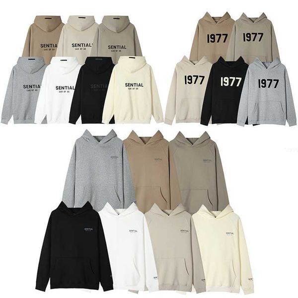 

ess warm hooded hoodies mens womens fashion streetwear pullover sweatshirts loose lovers clothing cc15, Black