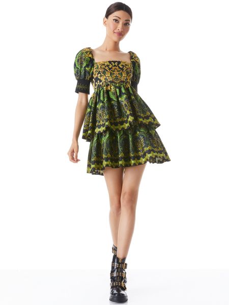 

runway dress 2023 european luxury designer designs new square-neck dress, Black