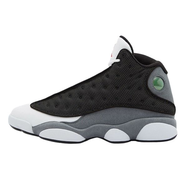 

air jordan 13 black flint authentic casual shoes basketball black/university red-flint grey-white dj5982-060 outdoor sport sneakers