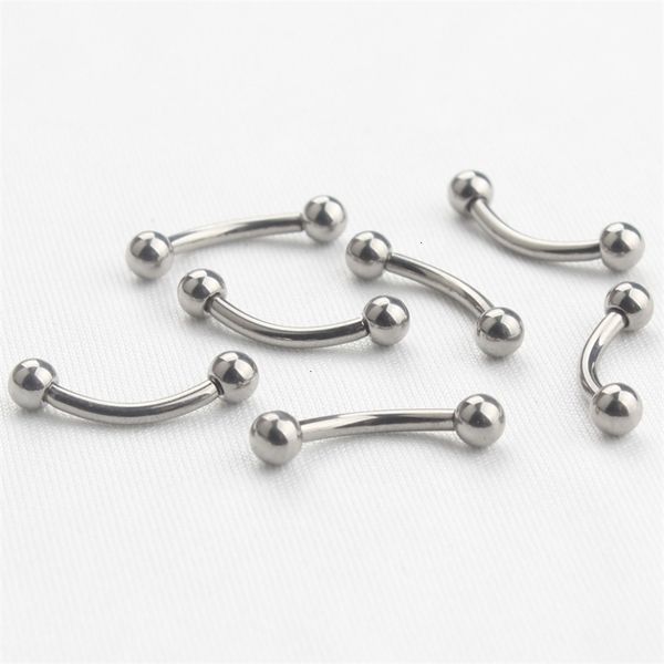 

ear cuff g23 16g nipple ring and eyebrow earring cartilage tragus body piercing jewelry 230303, Silver