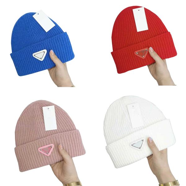 

designer hats for women winter fashion warm wool cap men andwomen ball hats letter striped solid wools flanging women's knitted antie f, Blue;gray
