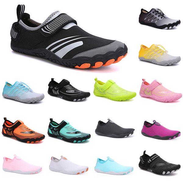 

2023 fashion sports wading shoes casual men women white black grey dark green blue red purple running outdoor comfortable sneakers trainers