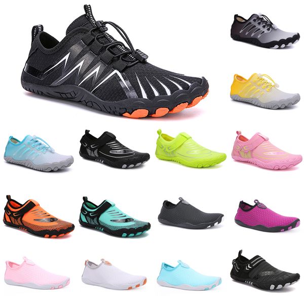 

2023 fashion sports wading shoes casual men women white black grey green deep blue red purple running outdoor comfortable sneakers trainers